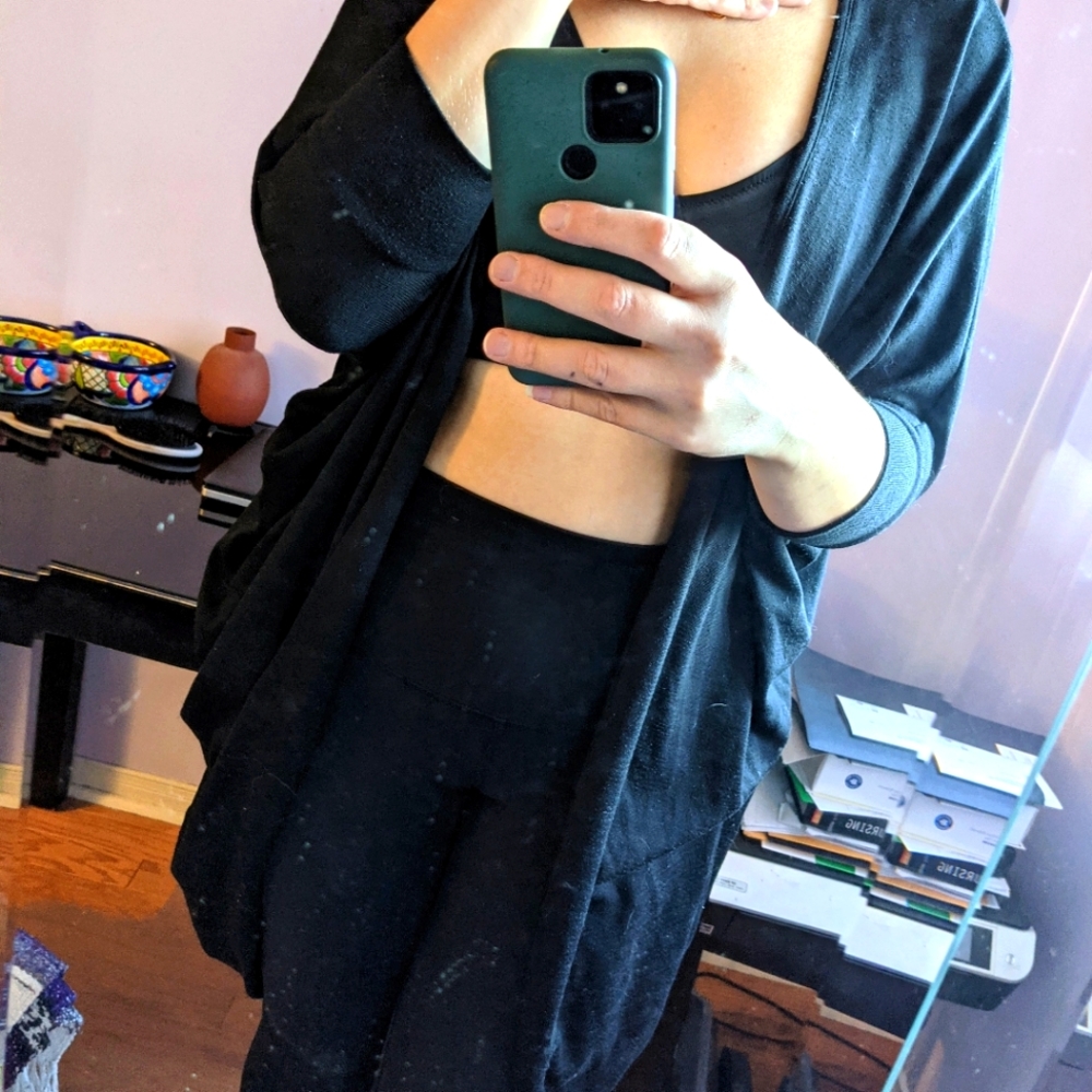Only brand long black Cardigan